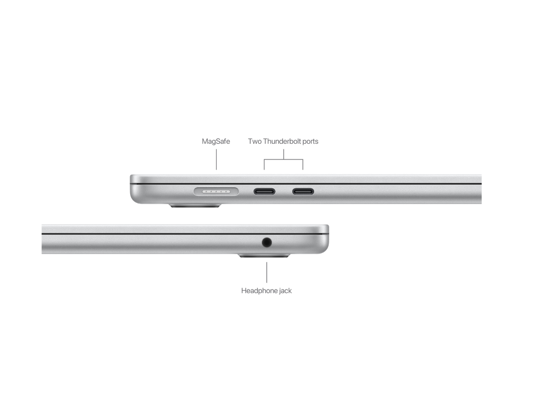 Apple MacBook Air 15-inch (2024) – M3 with 8-core CPU / 8GB RAM / 256GB SSD / 10-core GPU / macOS Sonoma / English & Arabic Keyboard / Space Silver Apple MacBook Air 15-inch (2024) – M3 with 8-core CPU / 8GB RAM / 256GB SSD / 10-core GPU / macOS Sonoma / English & Arabic Keyboard / Space Silver
